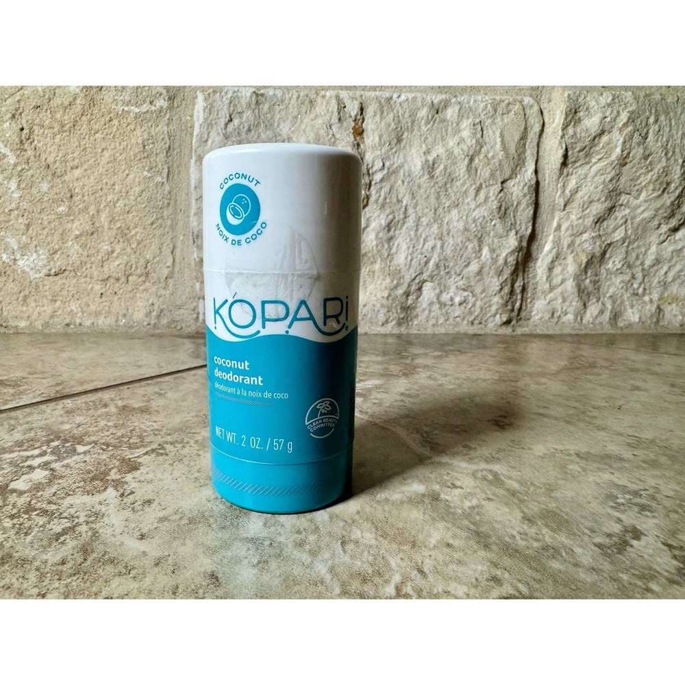 KOPARI Coconut Oil Deodorant 2 oz‎ Full Size NEW